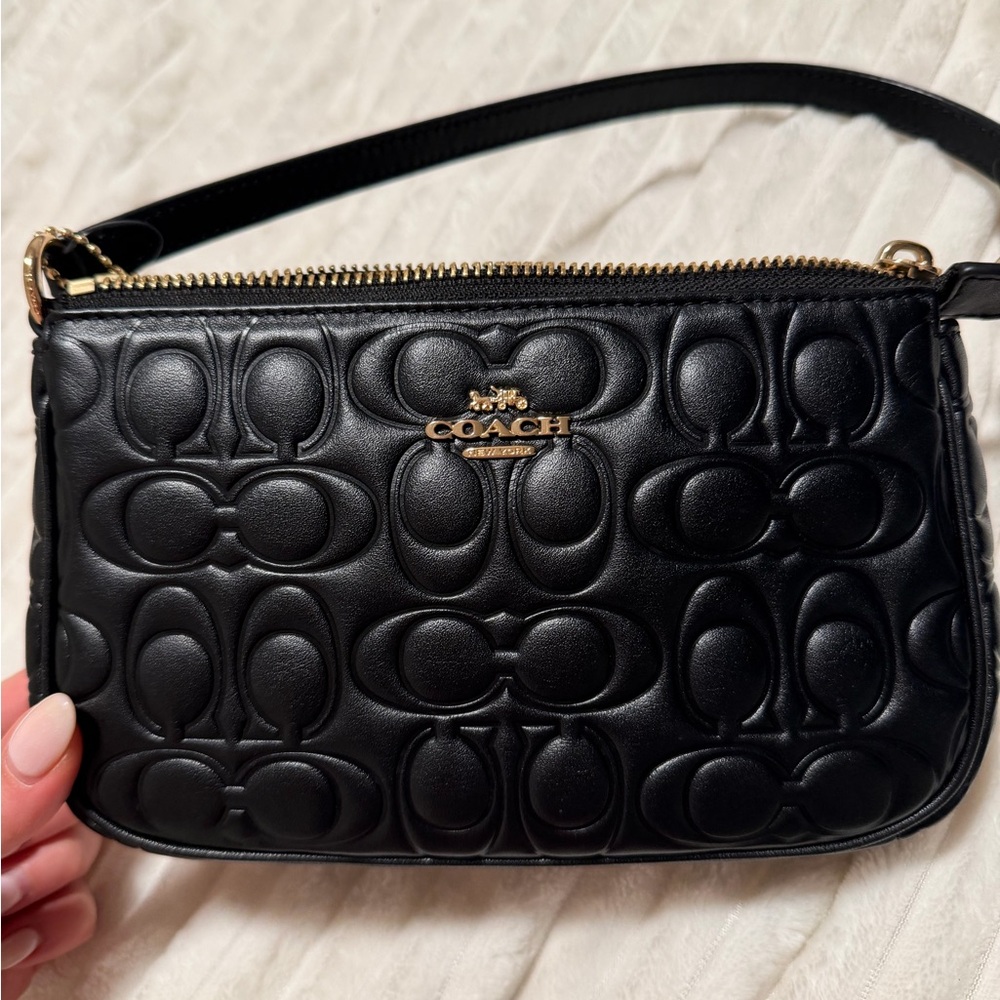 Coach nolita 19 Signature Black Leather